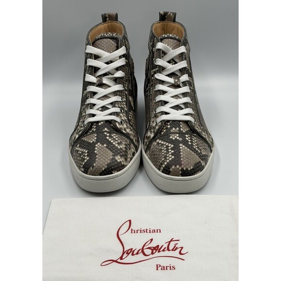 Christian Louboutin Louis Orlato Flat Python Ghost Roccia Sneaker Sz 44 EU 11 US main image 5